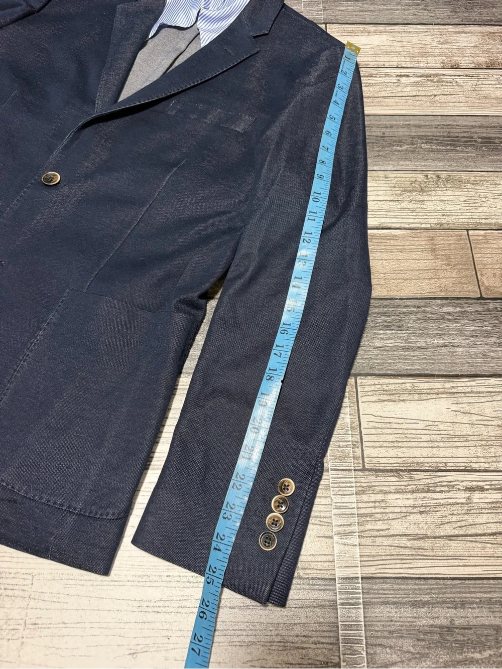Brooks Brothers Milano Dondi Jersey Blazer Jacket Men’s 41R Blue 2 Button